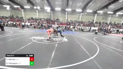157 lbs Consi Of 4 - Hassin Maynes, Colorado Outlaws vs Derriq Thompson, Center Vikings
