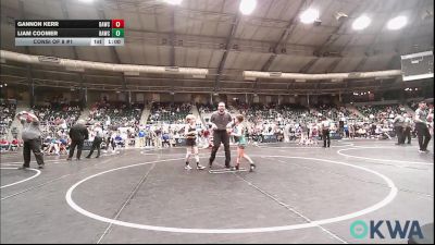 67 lbs Consi Of 8 #1 - Gannon Kerr, Broken Arrow Wrestling Club vs Liam Coomer, Broken Arrow Wrestling Club