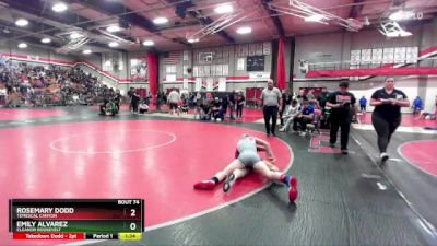 130 lbs Champ. Round 1 - Emily Alvarez, Eleanor Roosevelt vs Rosemary Dodd, Temescal Canyon