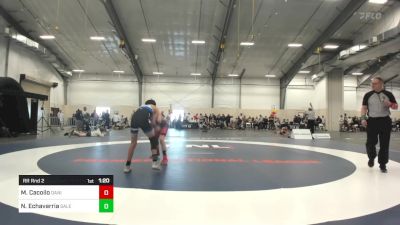 100 lbs Rr Rnd 2 - Manuel Cacoilo, Daniel Cormier Wrestling Club vs Nathaniel Echavarria, Salem Elite Mat Club