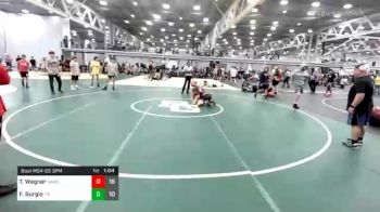 109 lbs Semifinal - Trey Wagner, Northampton vs Frankie Burgio, Triumph