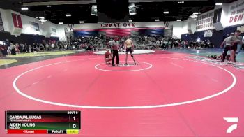 106 lbs Champ. Round 1 - Carbajal Lucas, Temecula Valley vs Aiden Young, Millikan