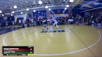 120 lbs Round 2 (8 Team) - Makana Tieri, VHWC vs Payne Robertson, OutKast WC