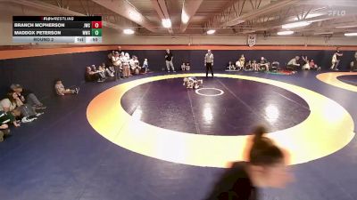 43-47 lbs Round 2 - Maddox Peterson, Westlake Wrestling Club vs Branch McPherson, Juab Wrestling Club