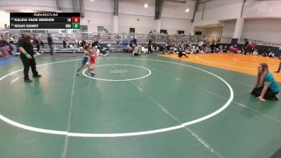 48 lbs Cons. Round 1 - Noah Gandy, Boneyard Wrestling Academy vs Kaleia Vade Rendon, Takedown-City Wrestling