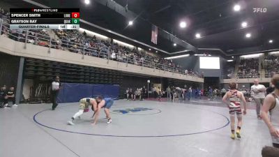140 lbs Quarterfinal - Spencer Smith, Lower Township vs Grayson Ray, Quakertown