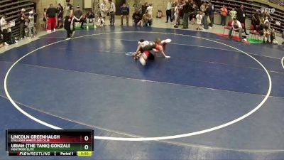 70 lbs 5th Place Match - Lincoln Greenhalgh, Stallions Wrestling Club vs Uriah (The Tank) Gonzales, Montrose Elite