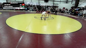 132 lbs 5th Place Match - Ian Bryan, Delta vs Koen Labrum, Carbon