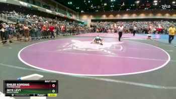 132 lbs Cons. Round 3 - Skye Levy, South Tahoe vs Emilee Kopeinig, Thunder Ridge