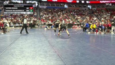 1A-132 lbs Quarterfinal - Jayden Rinken, Nashua-Plainfield vs Kanaan Delagardelle, Don Bosco