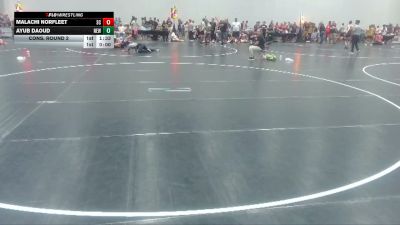 160 lbs Cons. Round 2 - Malachi Norfleet, Macon Bibb Wrestling Club vs Ayub Daoud, Free Agent.