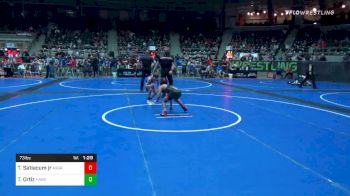 73 lbs Quarterfinal - Ty Satiacum Jr, Team Aggression vs Tim Ortiz, Harrah WC