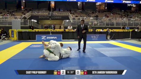 Seth Jamison Yarborough vs Casey Philip Rubinoff 2025 Pan Jiu Jitsu IBJJF Championship