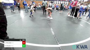 55 lbs Semifinal - Case Mccabe, Cowboy Wrestling Club vs Brastin Woods, Tecumseh Youth Wrestling