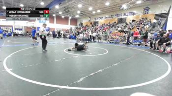 144 lbs Cons. Round 9 - Robert Ramirez, Pacifica (Oxnard) vs Lucas Hernandez, Santiago (Corona)