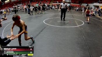 56 lbs Semifinal - Ty Simmons, Michigan Revolution vs Bentley Lance, Wadsworth