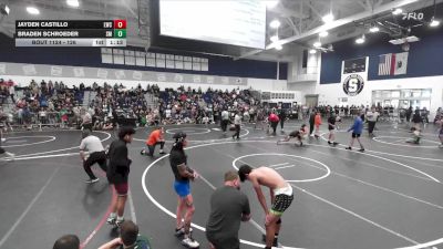 126 lbs Champ. Round 2 - Jayden Castillo, Legacy Wrestling Center vs Braden Schroeder, SD Move