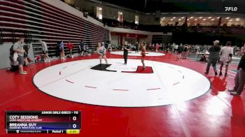 115 lbs Round 1 - Coty Sessions, Lions Wrestling Academy vs Breanna Guy, Shawnee Wrestling Club