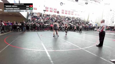 150 lbs Semifinal - Miguel Arcila, Salem vs Matthew Dudley, Northbridge