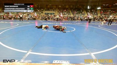 100 lbs Round Of 32 - Noah Shuemake, Viking Wrestling Club (OK) vs Chrstopher Stsiapanau, Roundtree Wrestling Academy