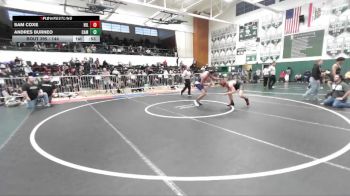 144 lbs Cons. Round 2 - Sam Coxe, Hillcrest vs Andres Burneo, Camarillo