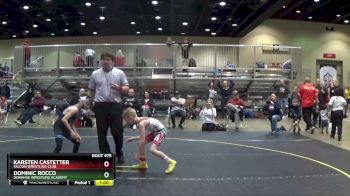 60 lbs Cons. Semi - Dominic Rocco, Donahue Wrestling Academy vs Karsten Castetter, Falcon Wrestling Club