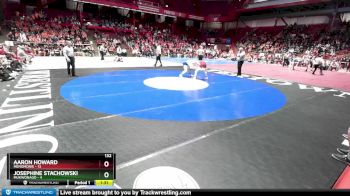 132 lbs D1 - Quarter-finals (fri 5:30 P.m.) - Josephine Stachowski, Mukwonago vs Aaron Howard, Menomonie