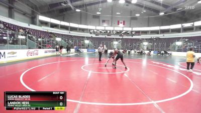 215 lbs Cons. Round 4 - Lucas Blades, Union-Endicott Sr HS vs Landon Hess, Penns Valley Area Hs