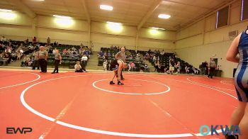 130-140 lbs Rr Rnd 5 - Brinklee Coker, Viking Wrestling Club vs Boede Johnson, Checotah Matcats