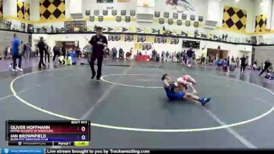 63 lbs Cons. Round 1 - Oliver Hoffmann, Rhyno Academy Of Wrestling vs Ian Brownfield, River City Wrestling Club