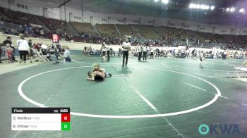 46 lbs Final - Oakley Waitkus, Team Tulsa Wrestling Club vs Bryton Pittser, Cushing Tigers