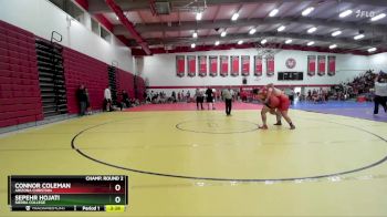 285 lbs Champ. Round 2 - Sepehr Hojati, Sierra College vs Connor Coleman, Arizona Christian