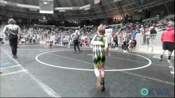 52 lbs Quarterfinal - Kasen Loughridge, Duncan Demon Wrestling vs Logan Shumaker, F-5 Grappling