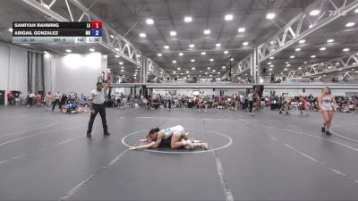 118 lbs Round 3 (6 Team) - Samiyah Rahming, Lady Assassins vs Abigail Gonzalez, Miami Hawks