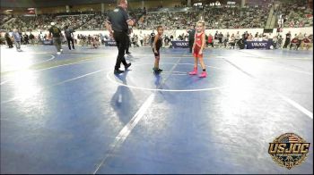 45 lbs Round Of 16 - Ella Weldon, Shelton Wrestling Academy vs Jameyah-Rose Lewis, Midwest City Bombers Youth Wrestling Club