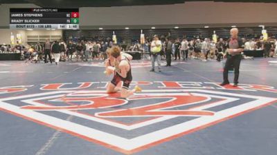 138 lbs Consi Of 64 #1 - James Stephens, NC vs Brady Slicker, PA