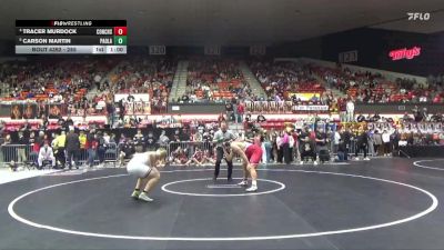 285 lbs 3rd Place Match - Tracer Murdock, Concordia Hs vs Carson Martin, Paola Hs