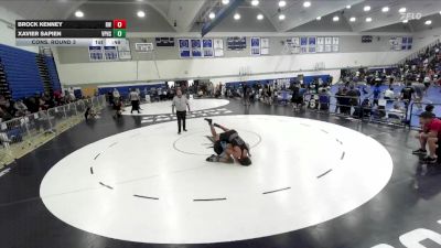 165 lbs Cons. Round 3 - Brock Kenney, Reign WC vs Xavier Sapien, Villa Park High School