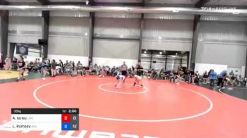 36 kg Prelims - Alysiana Ierley, Lancaster Alliance Women's Wrestling vs Lillian Rumsey, Misfits Gummy Bears