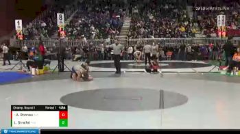 4A-120 lbs Champ. Round 1 - Alleynah Ronnau, Cheyenne East vs Lance Streifel, Thunder Basin High School