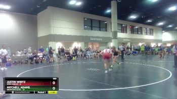 160 lbs Round 3 (16 Team) - Mitchell Adams, Brawlers Elite vs Justin Wirtz, Iowa Gables