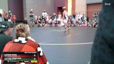 97 lbs Finals (8 Team) - Owen Oleson, Untouchables vs Grady Krueger, The Missouri Maulers