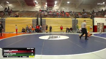 106 lbs Cons. Round 6 - Daniel LaRocca, Center Grove vs Ethan Poling, Columbus East