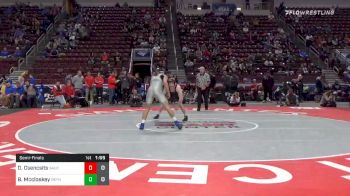 182 lbs Semifinal - Dane Csencsits, Saucon Valley Hs vs Bryce Mccloskey, Reynolds Hs