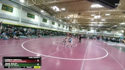 50 lbs Cons. Round 3 - Jesse Bailey, Watford City Wolves vs Corbyn Westall, Brookings Wrestling Associatio