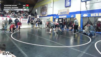 130 lbs Rr Rnd 1 - Augustine Jacobs, Owasso Takedown Club vs Nathaniel Martinez, Red Ryder Wrestling Club