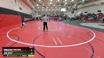 150 lbs 1st Place Match - Eric Kelly, Overland vs Sebastian Martinez, Lutheran