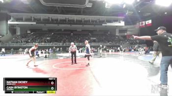 157 lbs Cons. Round 2 - Cash Byington, Sonora vs Nathan Dickey, River City