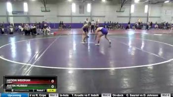 125 lbs Cons. Round 3 - Jayson Weidman, Loras vs Justin Murray, Loras