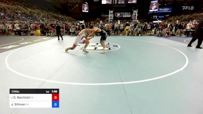 215 lbs Rnd Of 64 - Decker Bechtold, PA vs Jaxon Sillman, OH